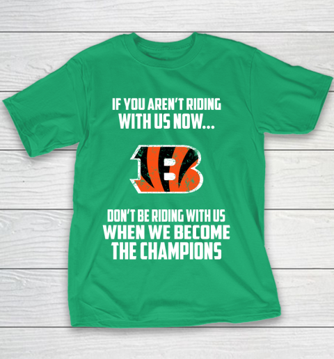 NFL Cincinnati Bengals Football We Become The Champions Youth T-Shirt 3