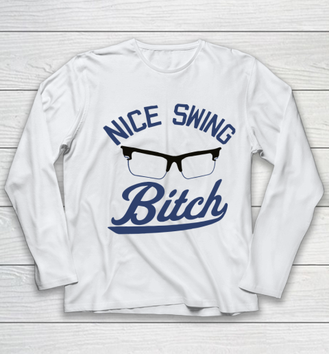 Nice Swing Bitch Youth Long Sleeve