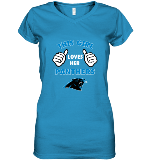 women's carolina panthers t shirt