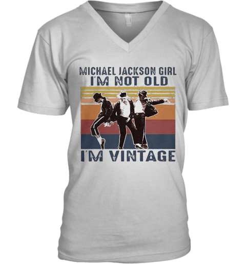 michael jackson v neck t shirt