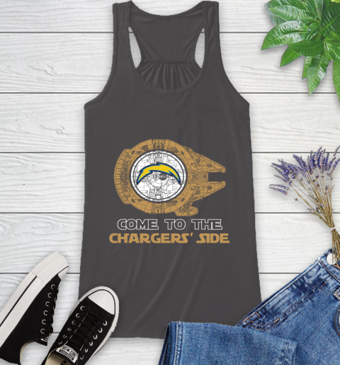 NFL Come To The Los Angeles Chargers Star Wars Football Sports Racerback Tank 11
