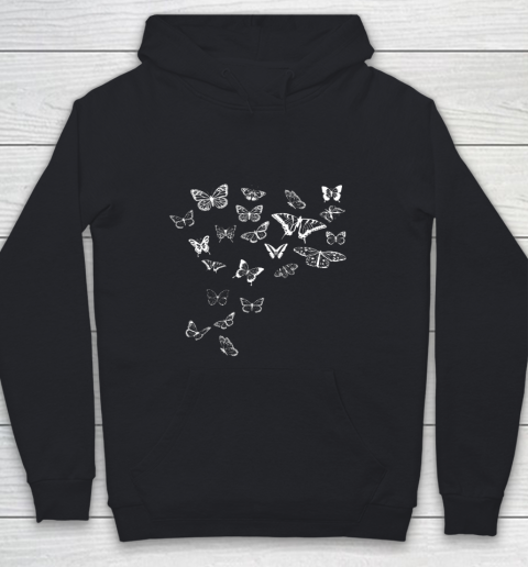 Butterfly Cottagecore Dark Academia Goblincore Aesthetic Youth Hoodie