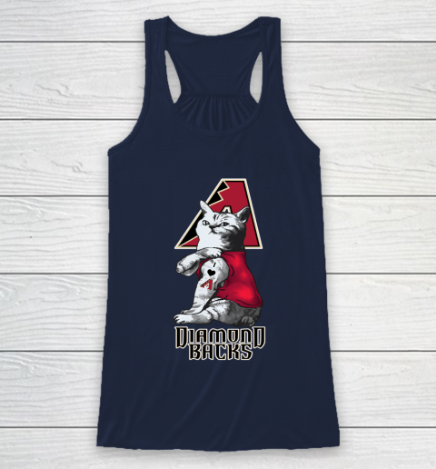 MLB Baseball My Cat Loves Arizona Diamondbacks Racerback Tank 8