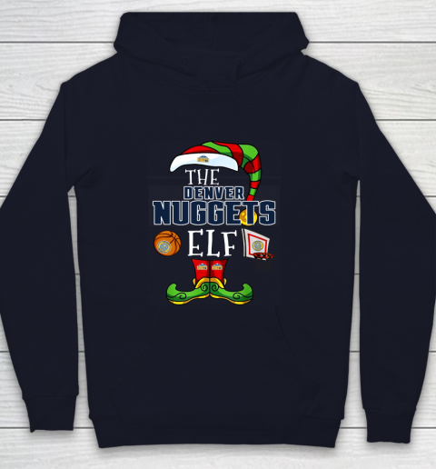 Denver Nuggets Christmas ELF Funny NBA Youth Hoodie 2