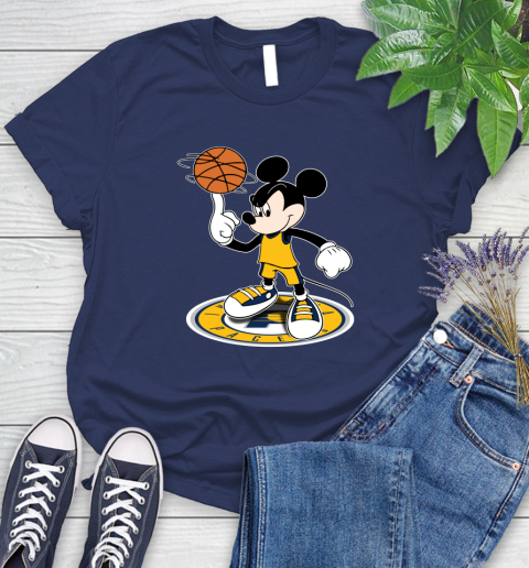 NBA Basketball Indiana Pacers Cheerful Mickey Disney Shirt Women's T-Shirt 12