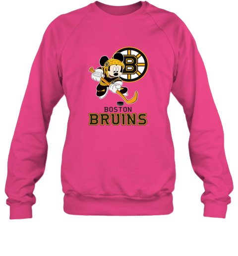 Nhl Hockey Mickey Mouse Team Boston Bruins Premium Men's T-Shirt 