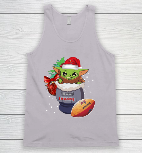 Tampa Bay Buccaneers Christmas Baby Yoda Star Wars Funny Happy NFL Tank Top 4