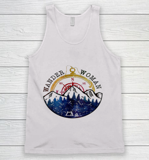 Wander Woman Exploring Go Outside Camping Hiking Lover Tank Top