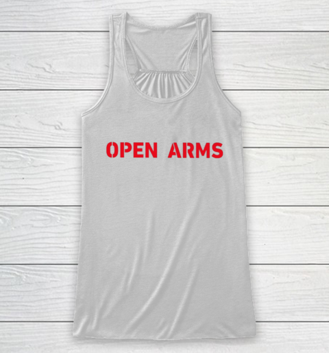 Open Arms Pep Guardiola - Print On Front And Back Racerback Tank