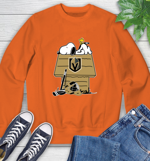 Vegas Golden Knights NHL Hockey Snoopy Woodstock The Peanuts Movie Sweatshirt 4