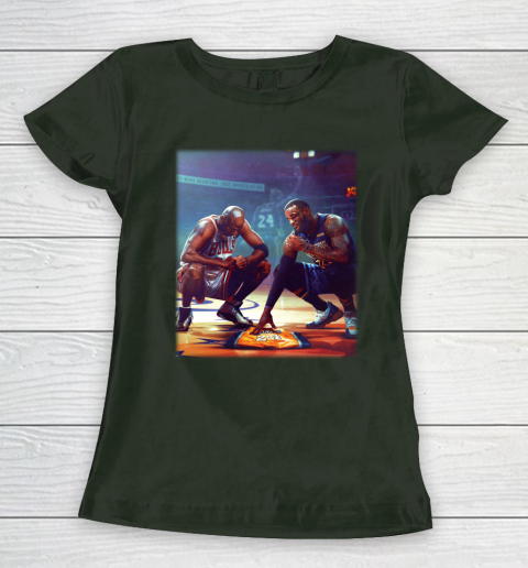Michael Jordan Lebron James Kobe Bryant Women's T-Shirt 4