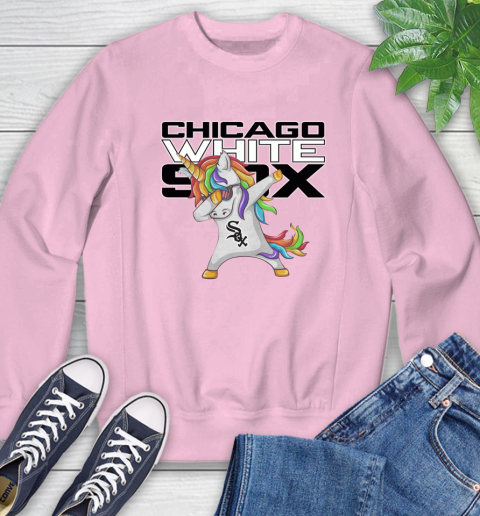 Chicago White Sox MLB Baseball Funny Unicorn Dabbing Sports Sweatshirt 9