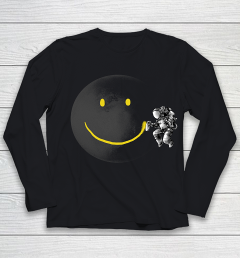 Funny Shirt Make a Smile Space Youth Long Sleeve