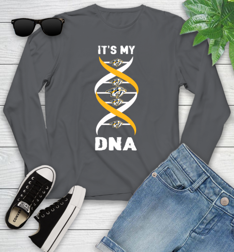 Nashville Predators NHL Hockey It's My DNA Sports Youth Long Sleeve 9