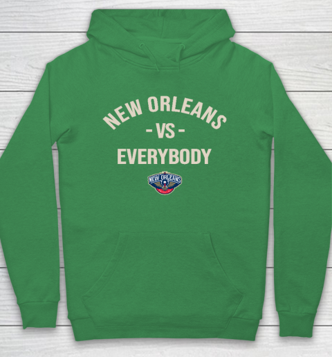 New Orleans Pelicans Vs Everybody Hoodie 5