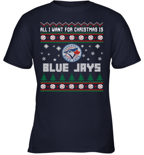 Toronto Blue Jays Merry Christmas To All And To Blue Jays A Good Season MLB  Baseball Sports Long Sleeve T-Shirt