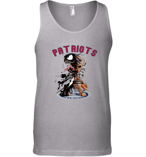 NFL New England Patriots Football Venom Groot Guardians Of The Galaxy 8qyykpkOWMR unisex tank 17 95 151514 front sport grey