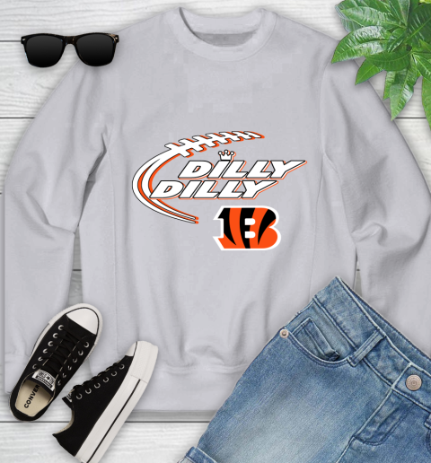 NFL Cincinnati Bengals Dilly Dilly Football Sports Youth Sweatshirt 4