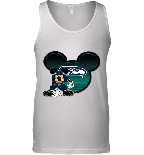 Seattle Seahawks Women's V-Neck Tank Tops Summer Casual