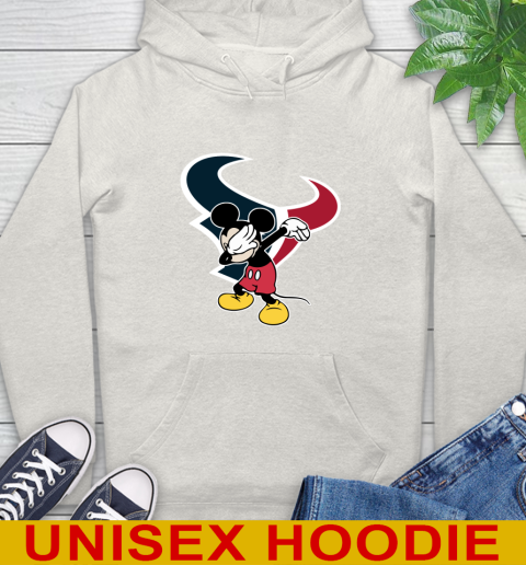 Houston Texans NFL Football Dabbing Mickey Disney Sports Hoodie 12