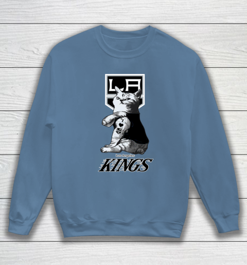 NHL My Cat Loves Los Angeles Kings Hockey Sweatshirt 6