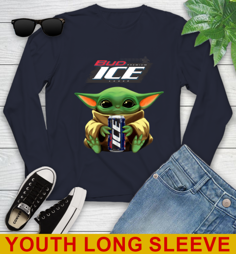 Star Wars Baby Yoda Hugs Bud Ice Beer Shirt 124