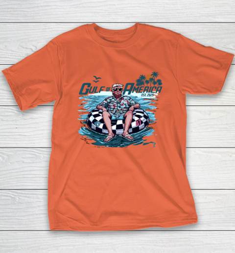 Funny Trump Shirt Gulf Of Us America Est 2025 Youth T-Shirt 2