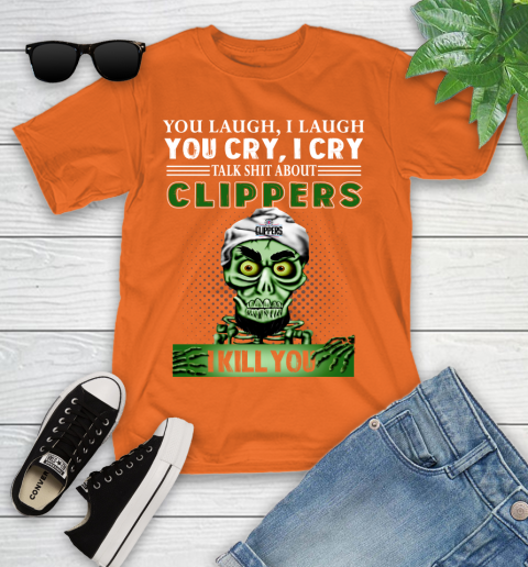NBA Talk Shit About Los Angeles Clippers I Kill You Achmed The Dead Terrorist Jeffrey Dunham Basketball Youth T-Shirt 9