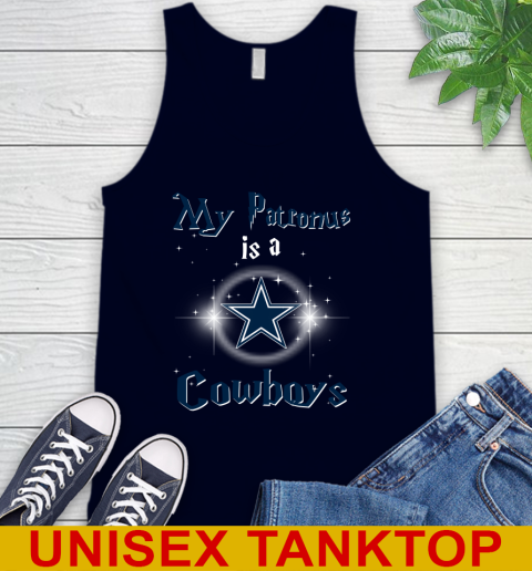 NFL Football Harry Potter My Patronus Is A Dallas Cowboys Tank Top 2