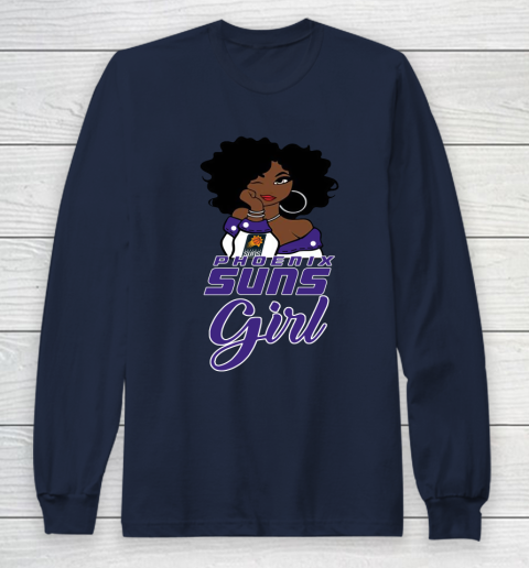 Phoenix Suns Girl NBA Long Sleeve T-Shirt 4