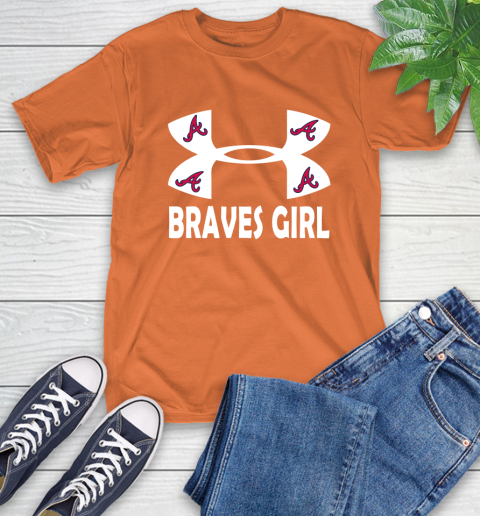 MLB Atlanta Braves Under Armour Baseball Sports T-Shirt 4