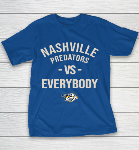 Nashville Predators Vs Everybody Youth T-Shirt 6