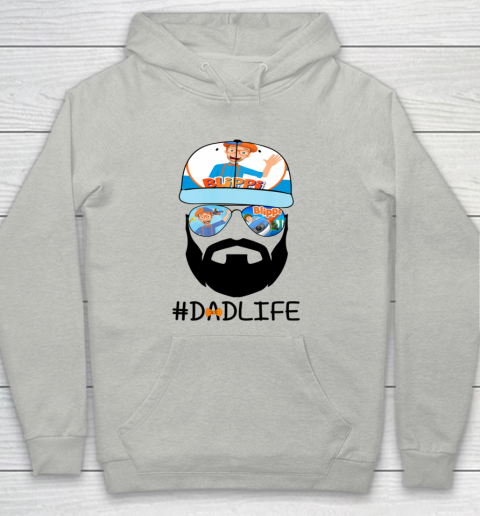 Funny Blippis Bearded Dad Family Lover Youth Hoodie