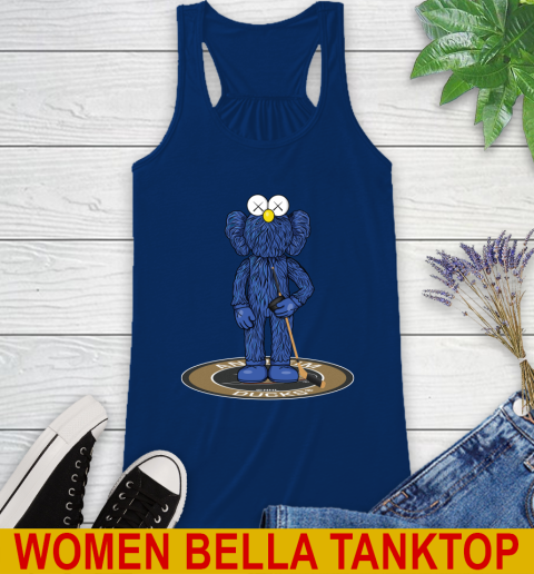 NHL Hockey Anaheim Ducks Kaws Bff Blue Figure Shirt Racerback Tank 9