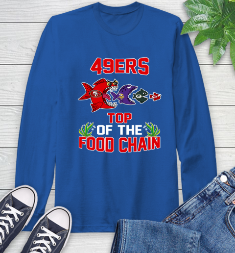 San Francisco 49ers Top Of The Food Chain NFL Shirts 64