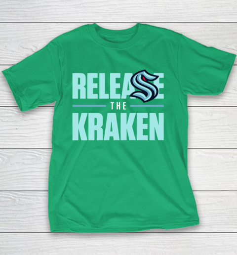Release The Kraken T Shirt – Seattle Kraken Youth T-Shirt 3