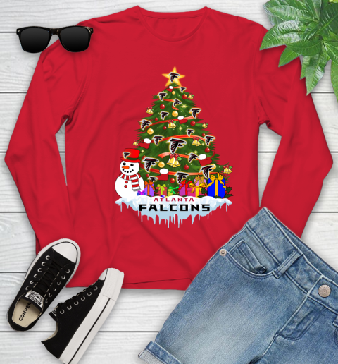 Atlanta Falcons Merry Christmas NFL Football Sports Youth Long Sleeve 11