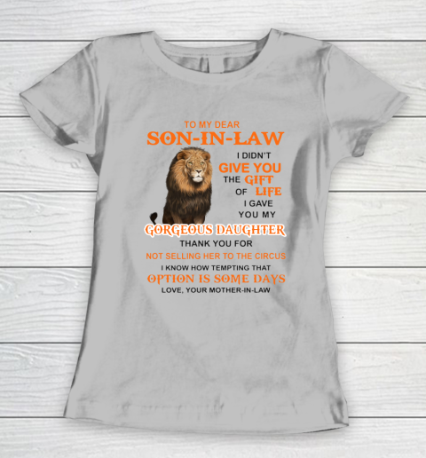 To My Dear Son In Law Women's T-Shirt 3