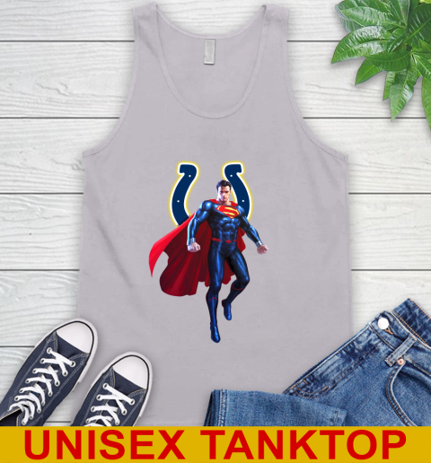 NFL Superman DC Sports Football Indianapolis Colts Tank Top 4