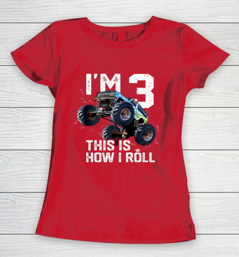 3rd birthday monster truck shirt