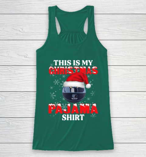 Memphis Grizzlies This Is My Christmas Pajama Shirt NBA Racerback Tank 5