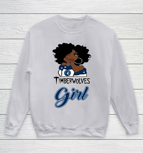 Minnesota Timberwolves Girl NBA Youth Sweatshirt 4