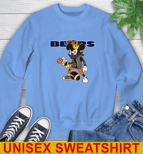 Chicago Bears NFL Football Mickey Peace Sign Sports Sweatshirt 11