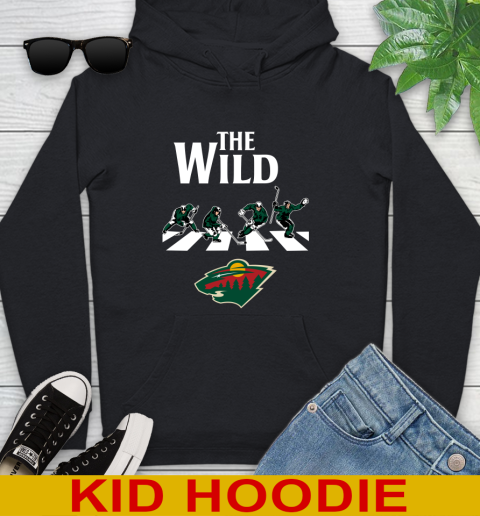 NHL Hockey Minnesota Wild The Beatles Rock Band Shirt Youth Hoodie