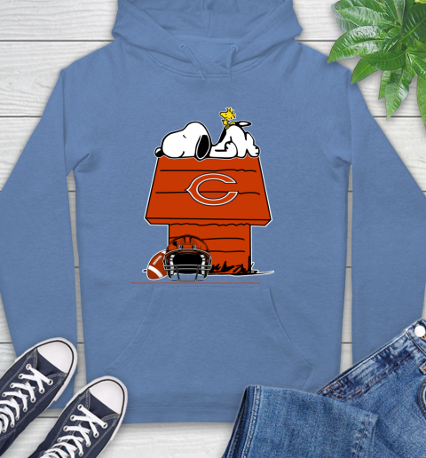 Chicago Bears NFL Football Snoopy Woodstock The Peanuts Movie Hoodie 11