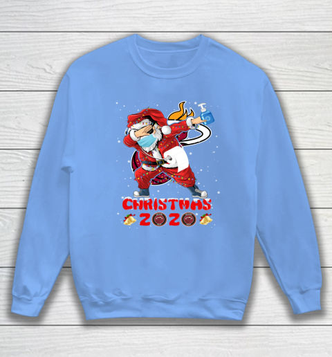 Miami Heat Funny Santa Claus Dabbing Christmas 2020 NBA Sweatshirt 8