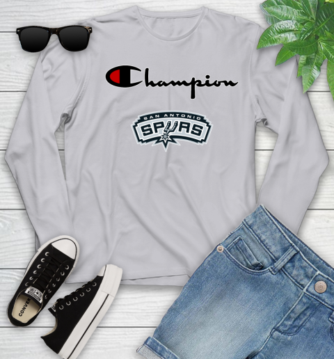 NBA Basketball San Antonio Spurs Champion Shirt Youth Long Sleeve 3