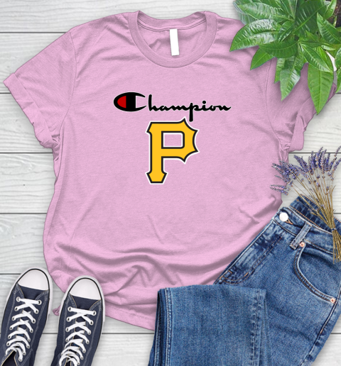 MLB Baseball Pittsburgh Pirates Champion Shirt Women's T-Shirt 8