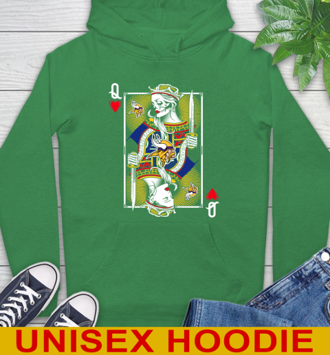 NFL Football Minnesota Vikings The Queen Of Hearts Card Shirt Hoodie 8