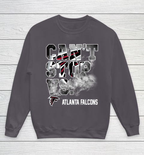 NFL Atlanta Falcons Can't Stop Vs Youth Sweatshirt 5